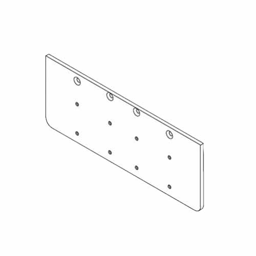 8900 BACKPLATE FOR PAR. ARM w/ LESS THAN 5 3/4" TOP RAIL