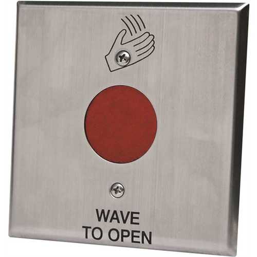 IR TOUCHLESS SWITCH 4-1/2in PLATE FITS SGL & DBL GANG BOX