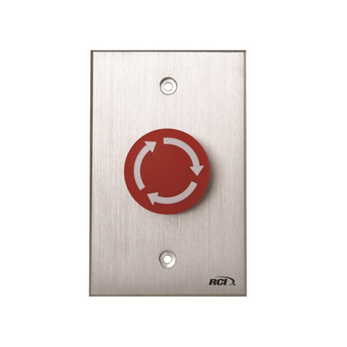 EMERGENCY RELEASE BUTTON,RED ROTARY RELEASE,MAINT(2-SPST)