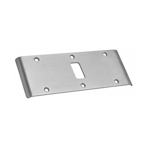 CENTER HUNG DOUBLE LIP STRIKE SATIN CHROME 6-1/4" x 2-3/4"